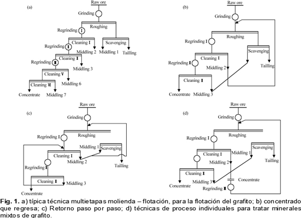 flotacion del grafito